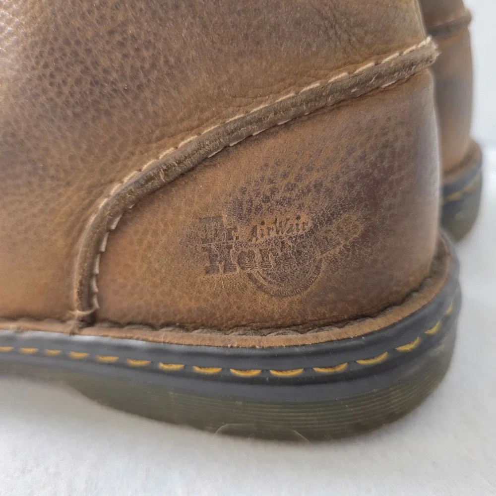 Dr. Martens Sussex Chukka Boots Brown Crazy Horse Leather Slip Resistant Men 11
